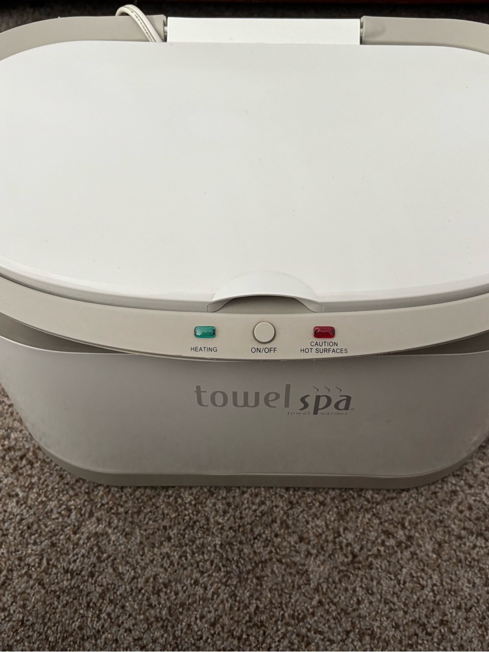 Towel Spa White Towel Warmer - Towel Spa Brand